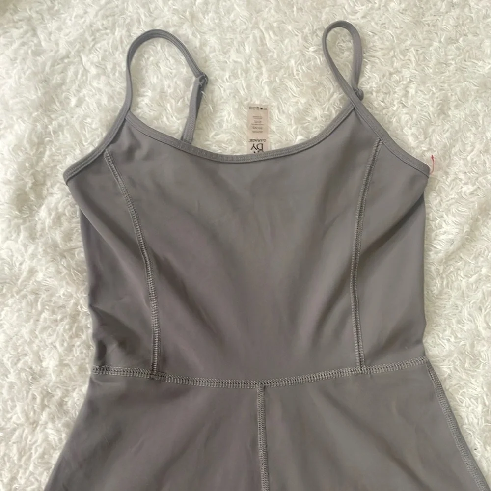 Garage Charcoal Sleeveless Romper - Picture 12 of 13